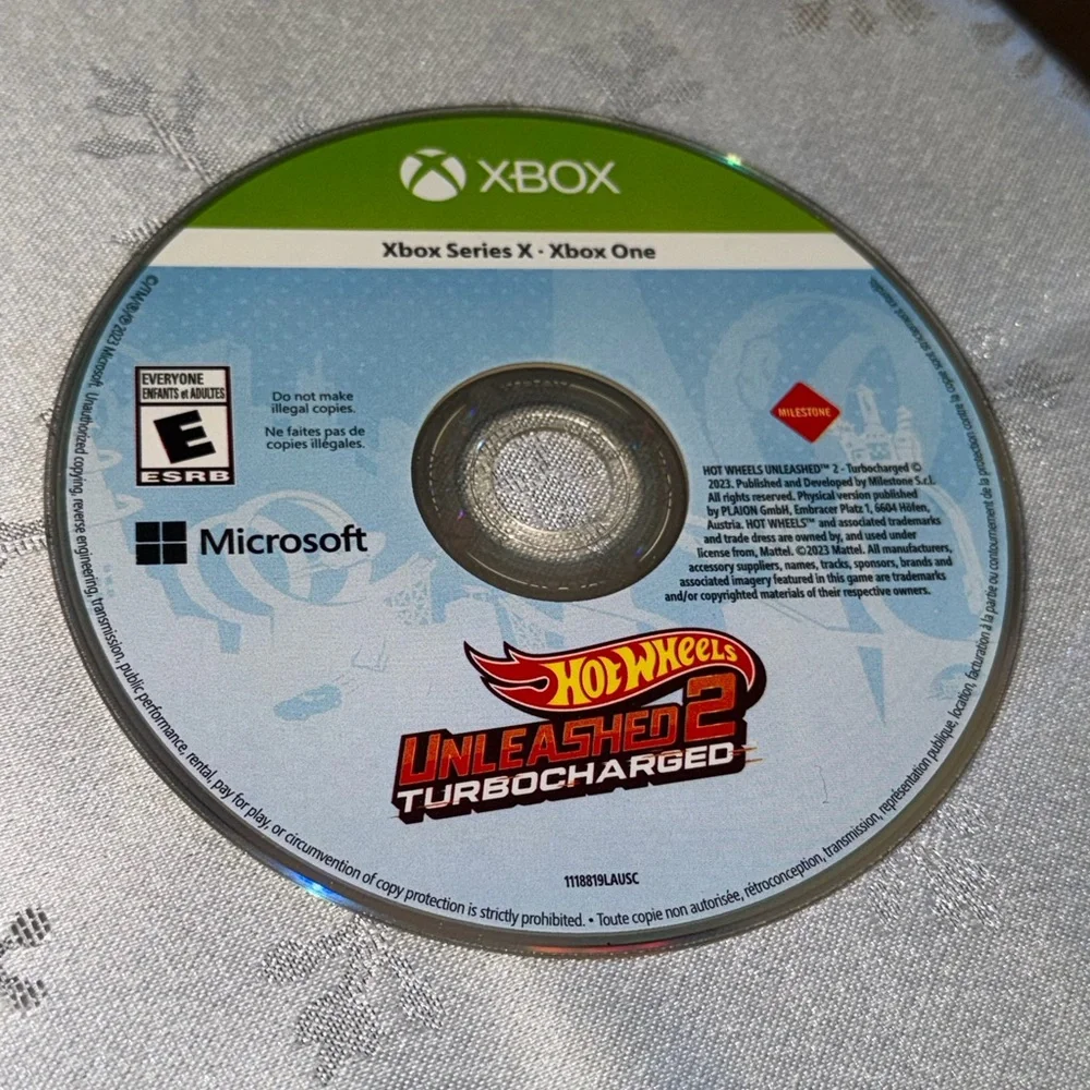 Microsoft Xbox One/Series Mattel Hot Wheels Unleashed 2 Turbocharged Video Game.